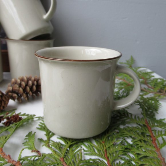 Stoneware 6 Mugs by Carla, Japan - Picture 9 of 13